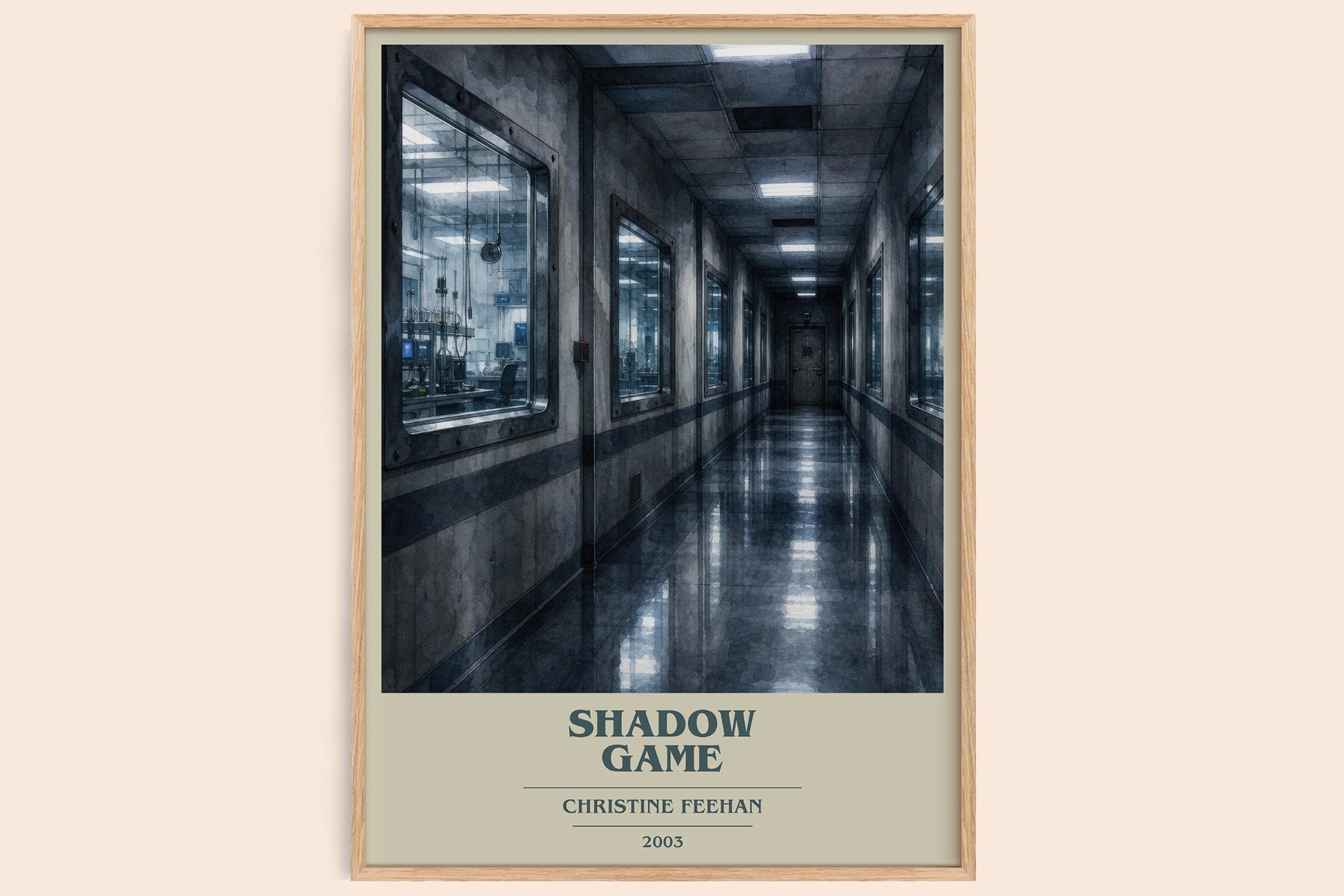 Shadow Game Book Cover Poster by Christine Feehan