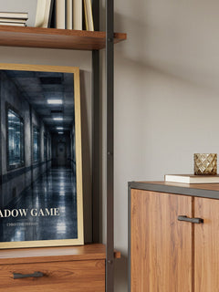 Shadow Game book watercolour illustration paper finish options – matte satin gloss