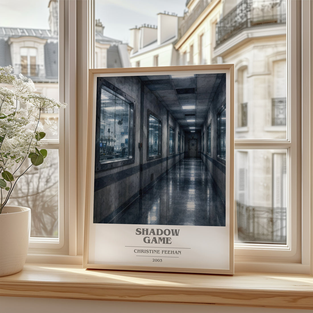 Shadow Game book cover poster colour and style options – Christine Feehan book art