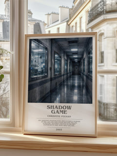 Shadow Game bookish poster colour and style options – Christine Feehan book art