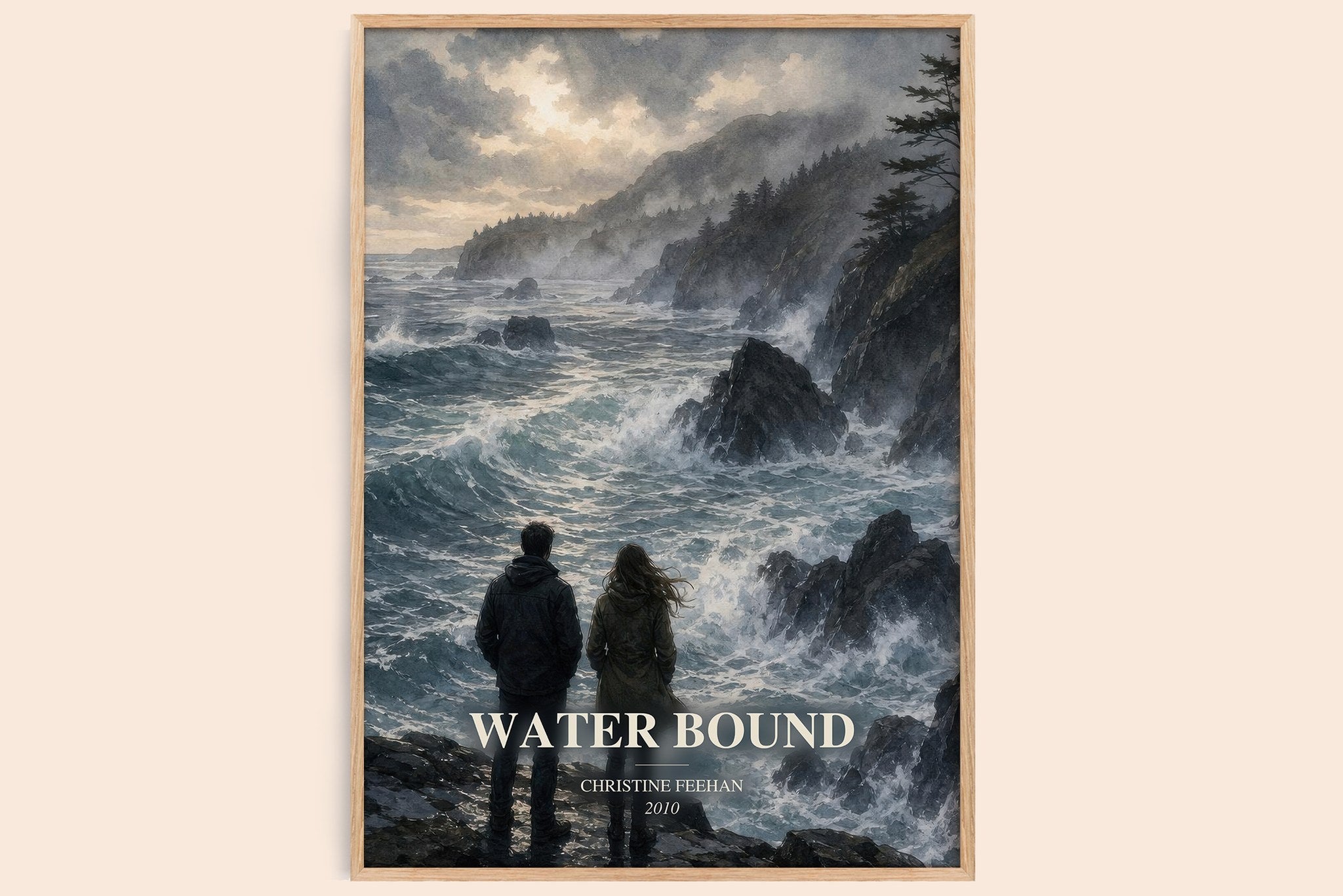 Water Bound Book Watercolour Illustration by Christine Feehan