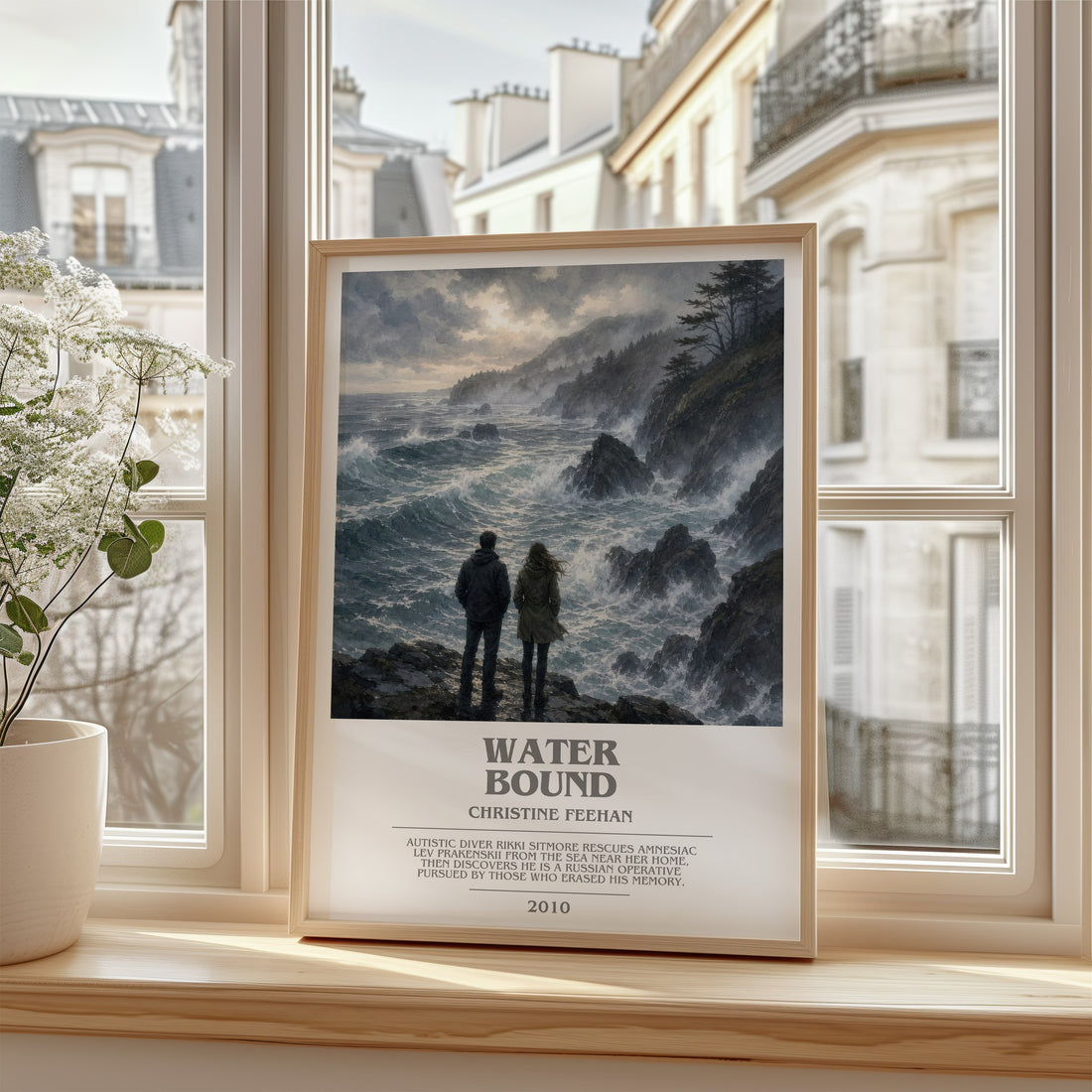 Water Bound bookish poster colour and style options – Christine Feehan book art