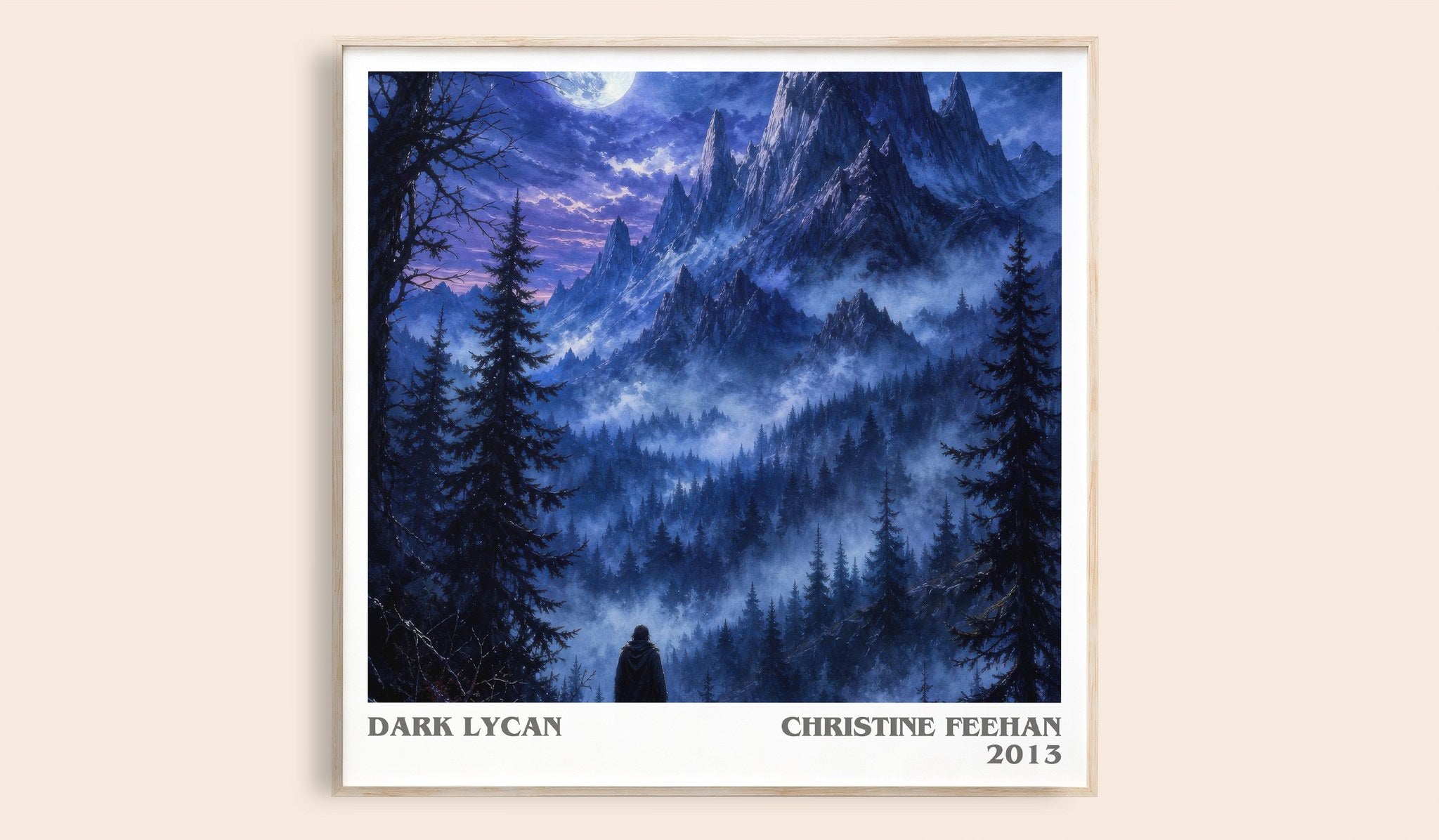 Dark Lycan Literary Art Print by Christine Feehan