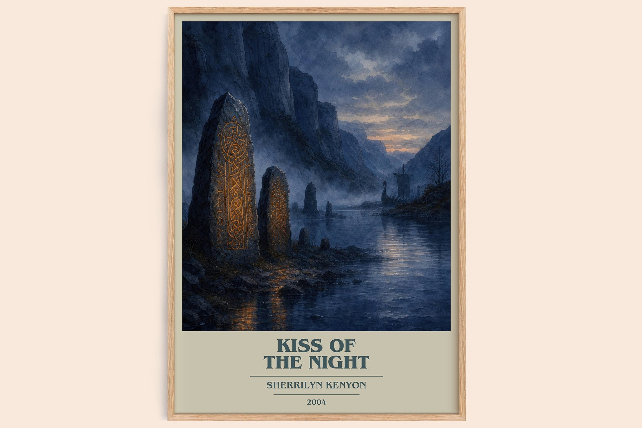 Kiss of the Night Book Cover Poster by Sherrilyn Kenyon