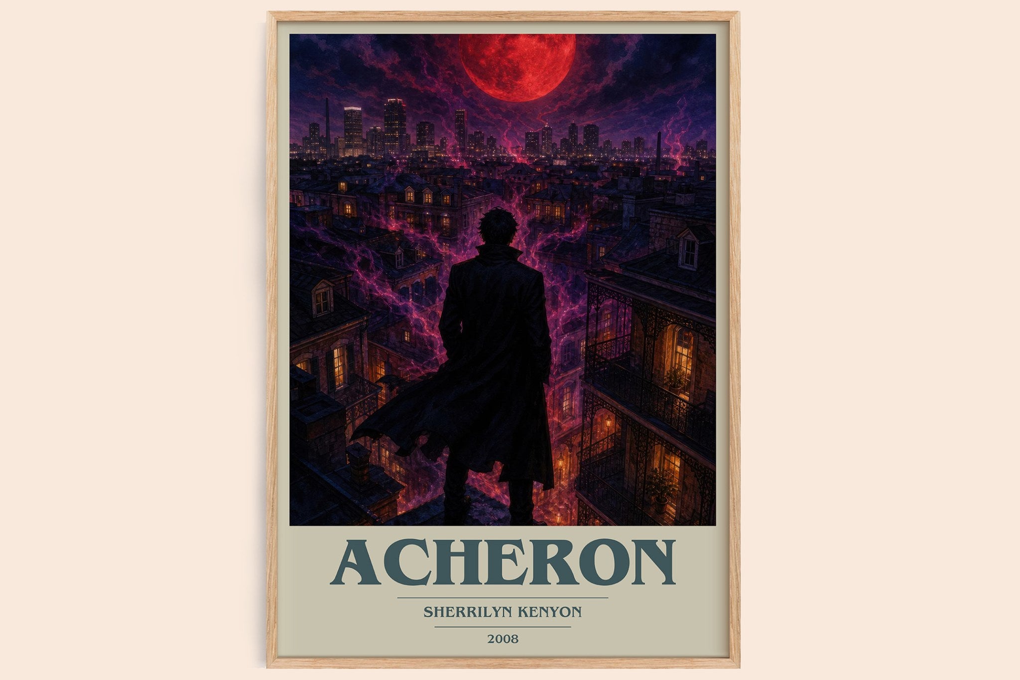 Acheron Book Cover Poster by Sherrilyn Kenyon