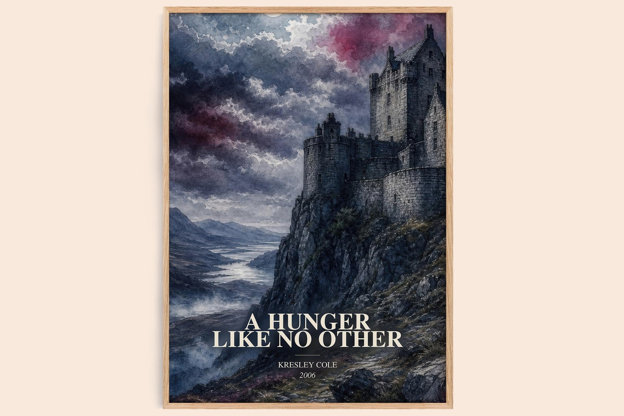 A Hunger Like No Other Book Watercolour Illustration by Kresley Cole