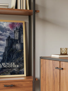 A Hunger Like No Other book watercolour illustration paper finish options – matte satin gloss