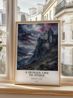 A Hunger Like No Other book cover poster colour and style options – Kresley Cole book art