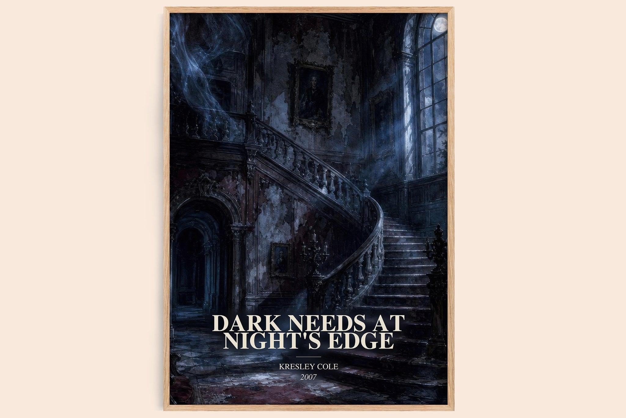 Dark Needs at Night's Edge Book Watercolour Illustration by K. Cole