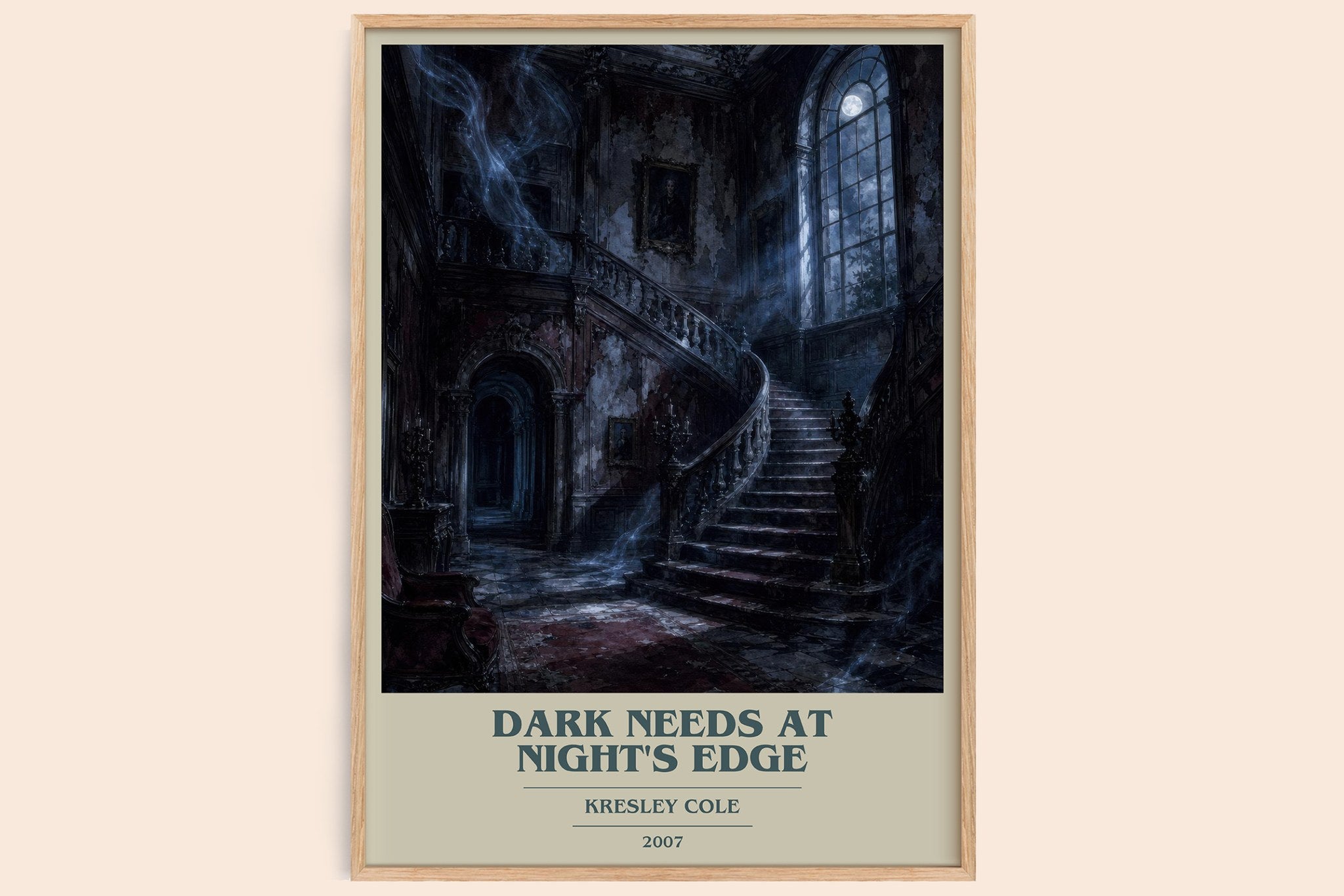 Dark Needs at Night's Edge Book Cover Poster by Kresley Cole