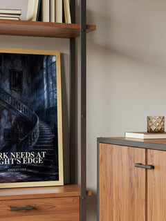 Dark Needs at Night's Edge book watercolour illustration paper finish options – matte satin gloss
