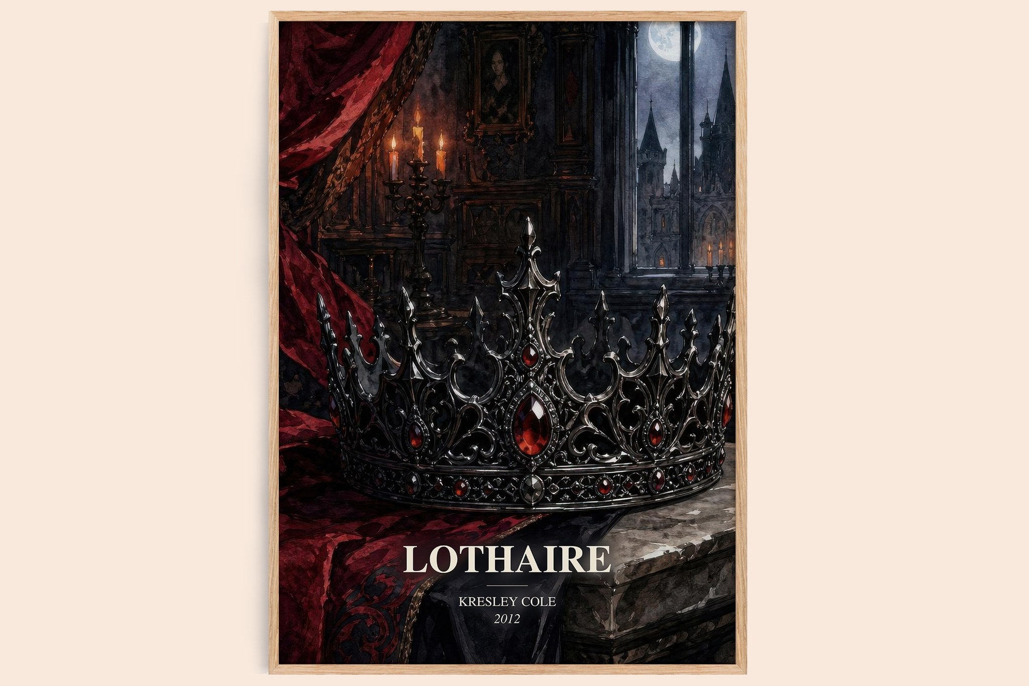Lothaire Book Watercolour Illustration by Kresley Cole