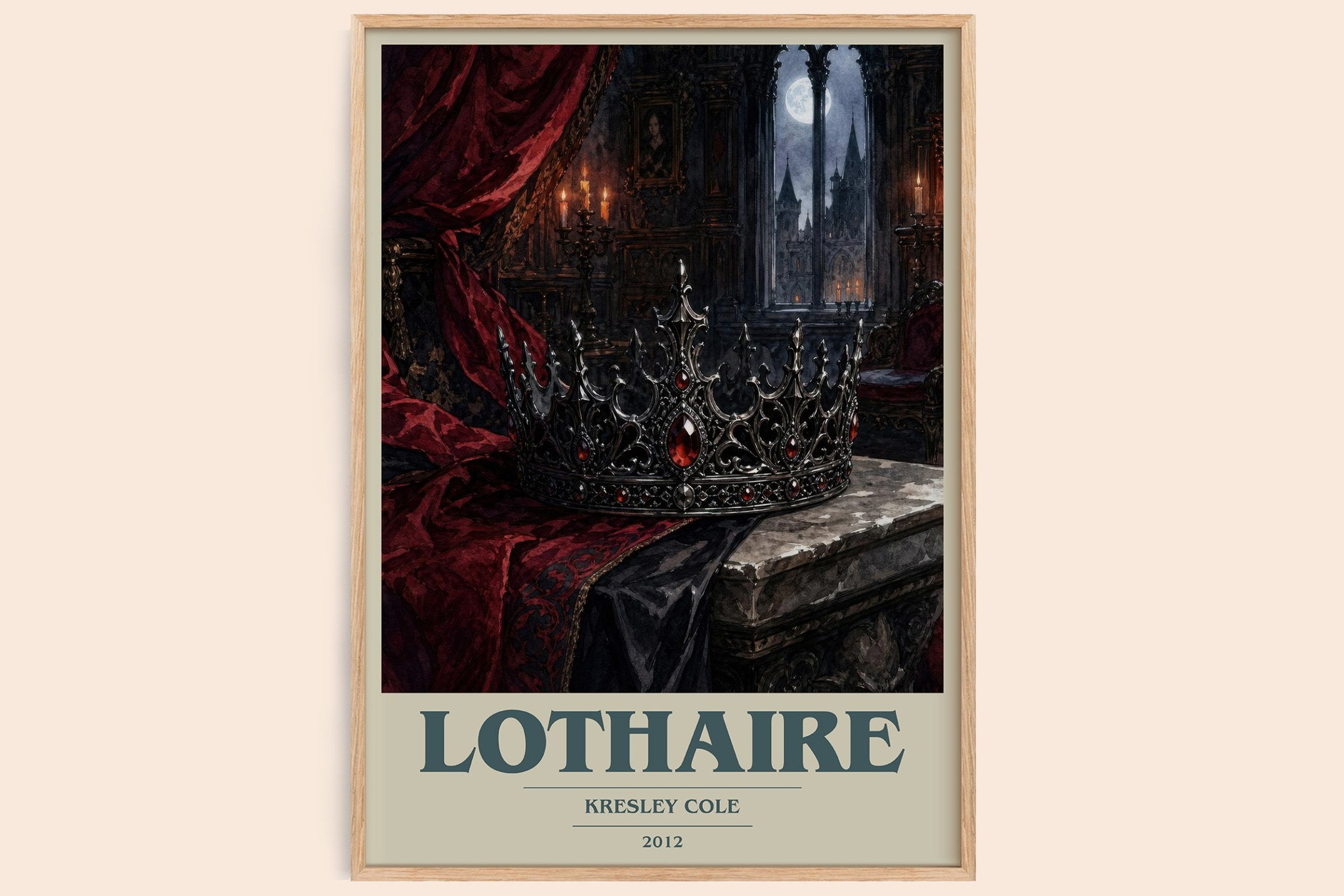 Lothaire Book Cover Poster by Kresley Cole