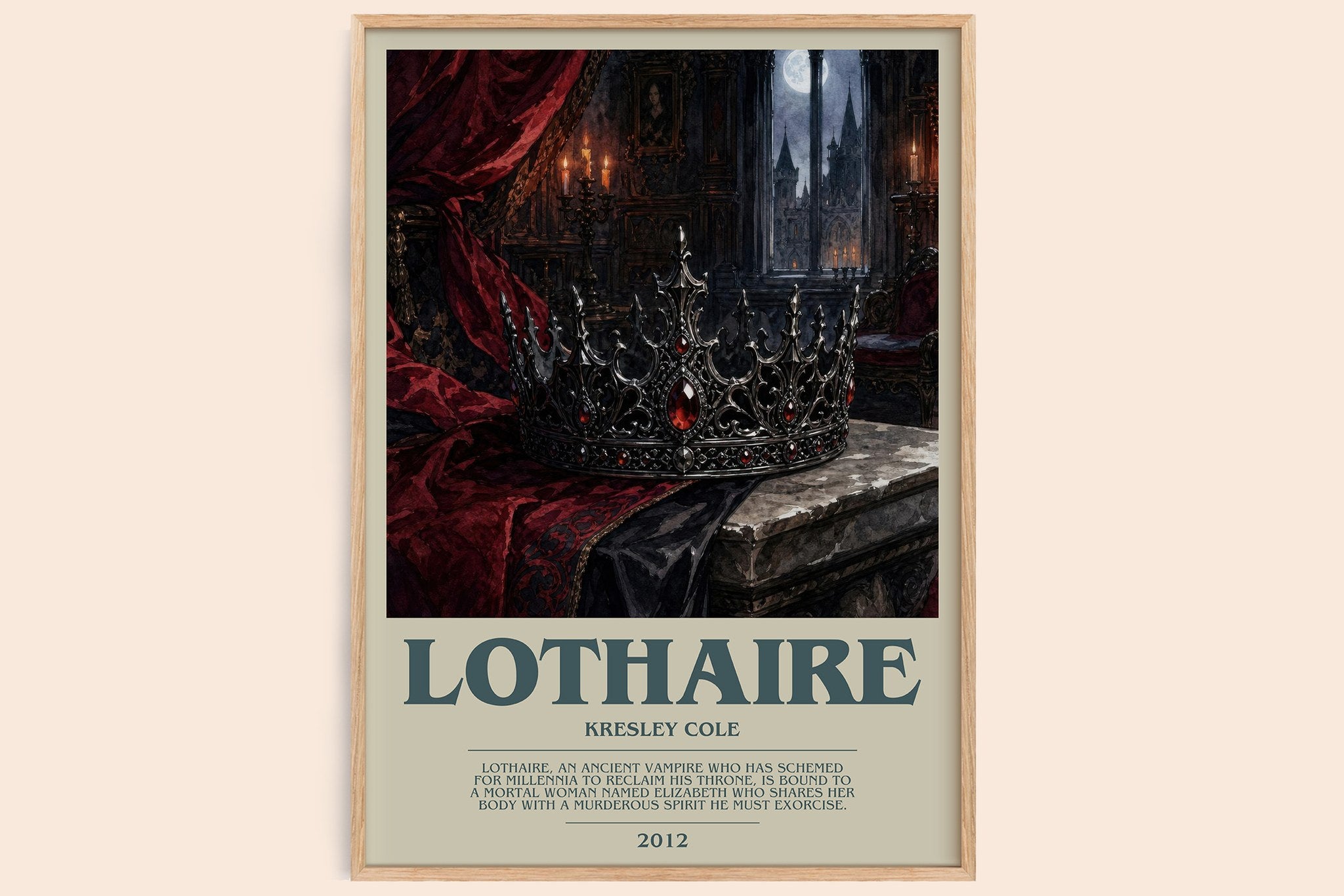 Lothaire Bookish Wall Art by Kresley Cole