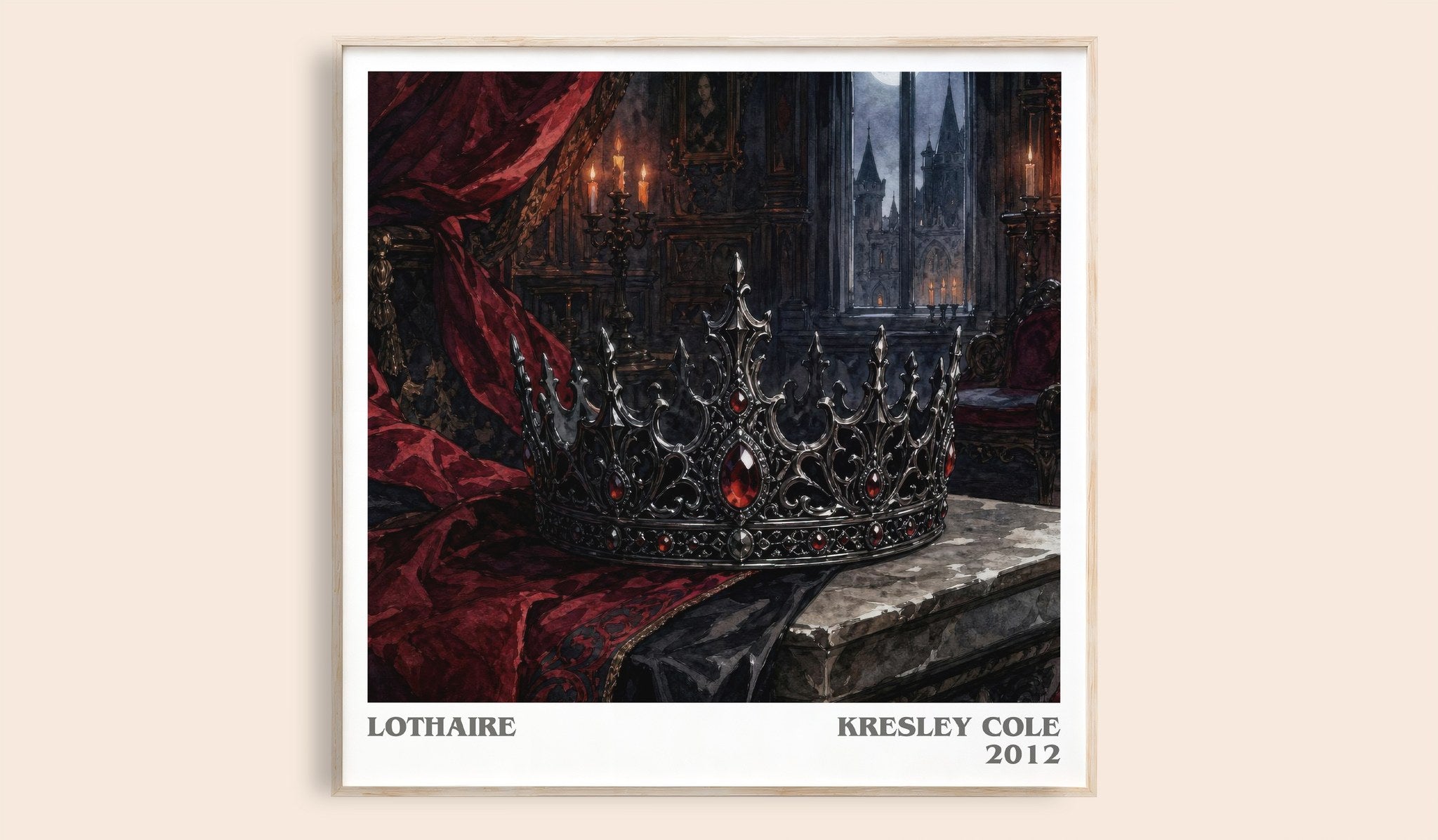 Lothaire Literary Art Print by Kresley Cole