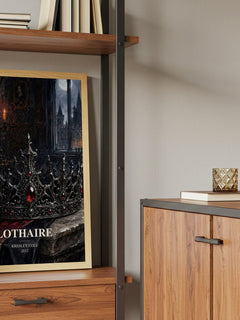 Lothaire book watercolour illustration paper finish options – matte satin gloss