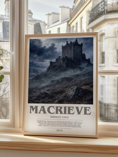 MacRieve bookish poster colour and style options – Kresley Cole book art