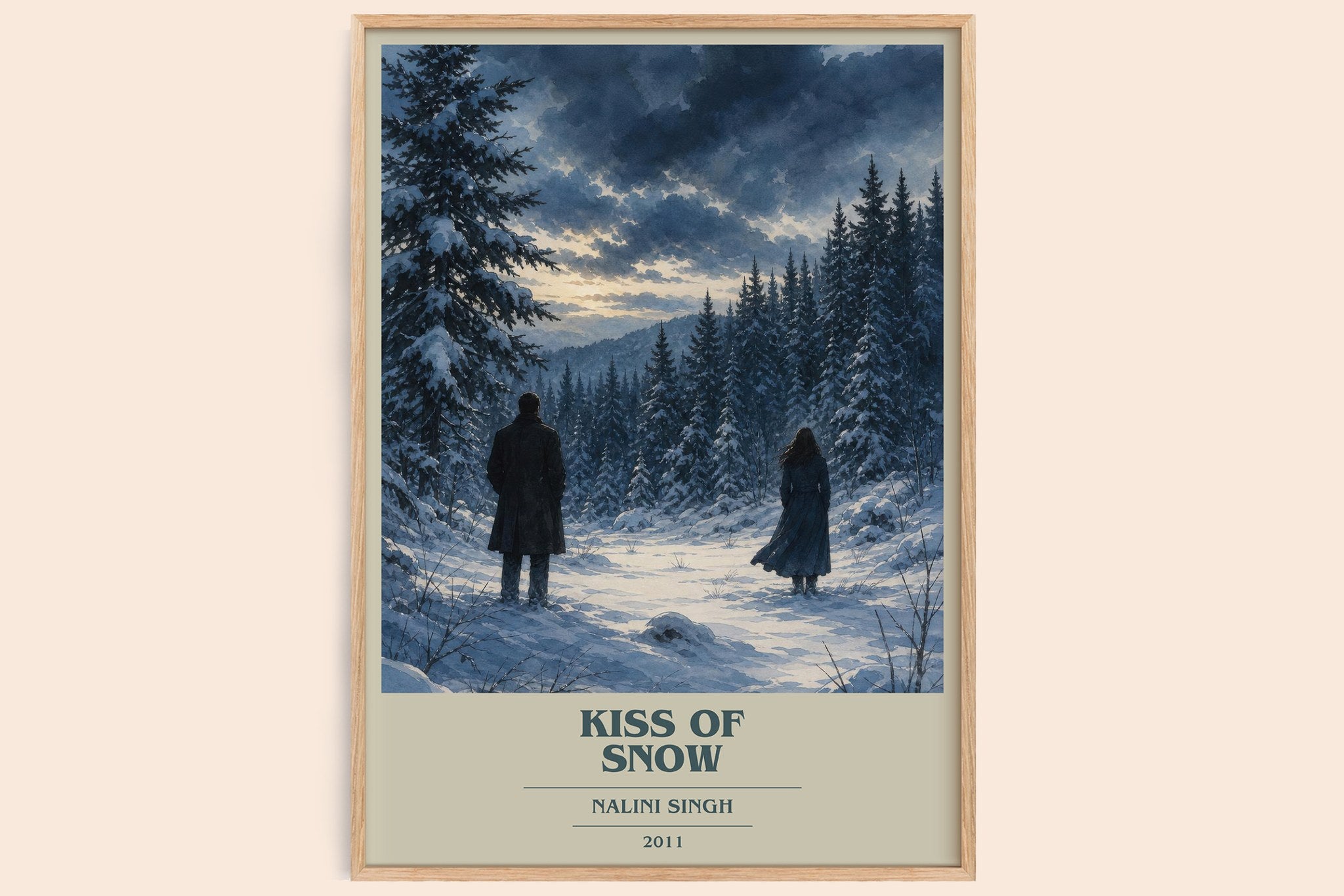 Kiss of Snow Book Cover Poster by Nalini Singh