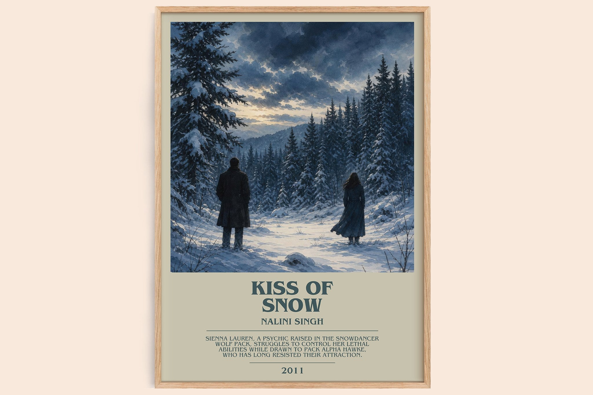 Kiss of Snow Bookish Wall Art by Nalini Singh