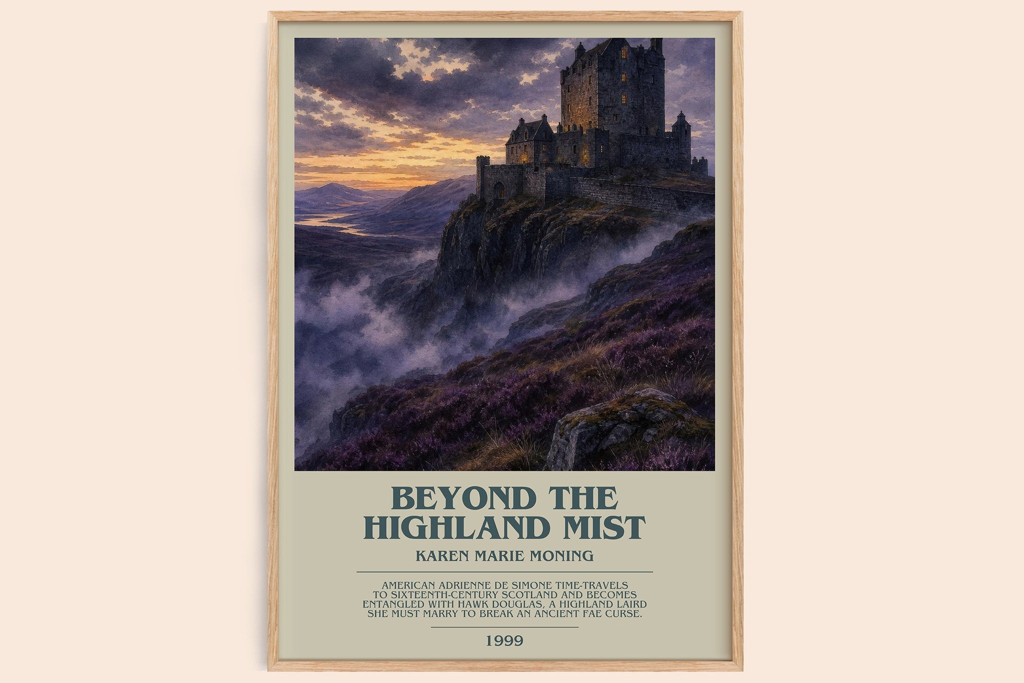 Beyond the Highland Mist Bookish Wall Art by Karen Marie Moning