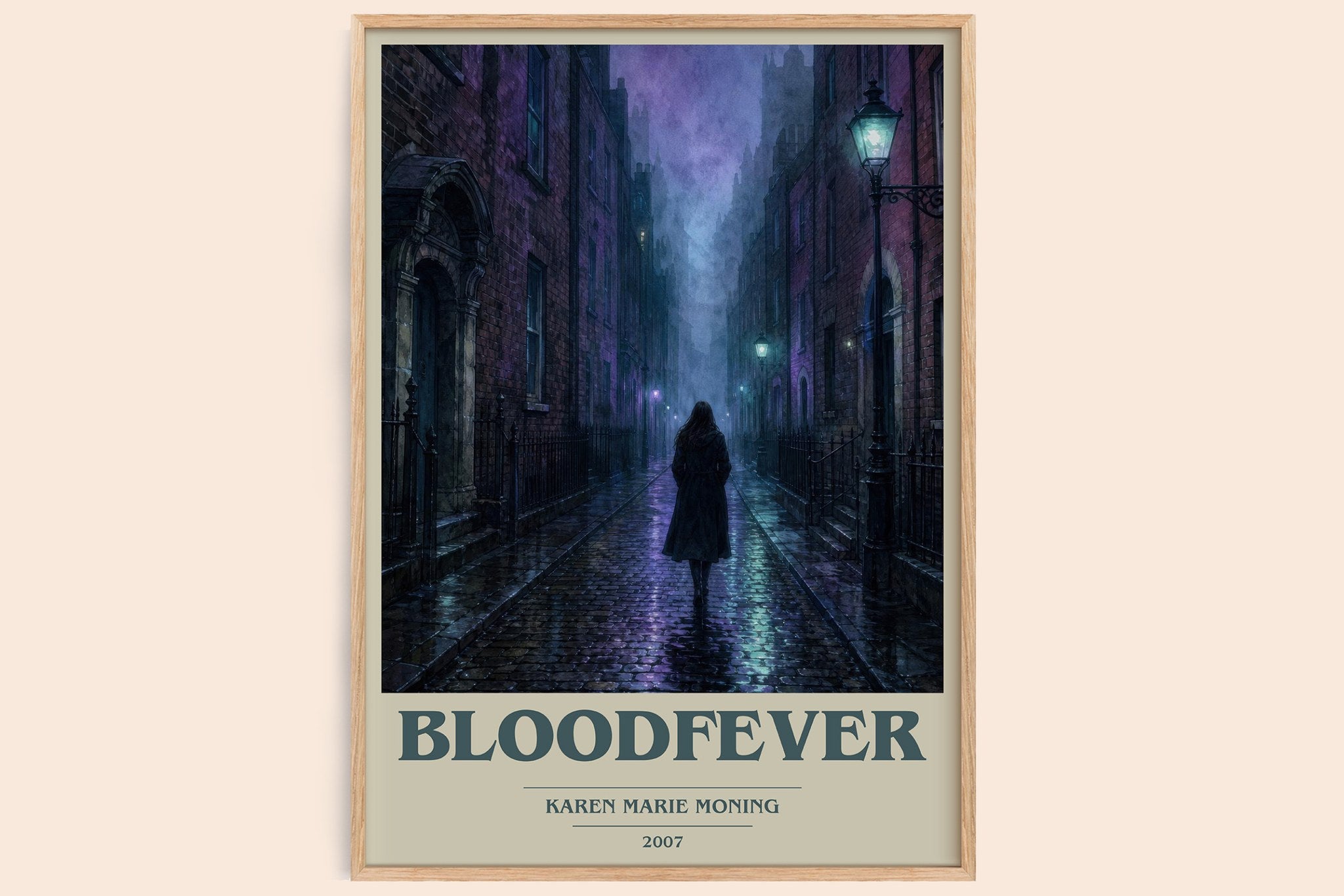 Bloodfever Book Cover Poster by Karen Marie Moning