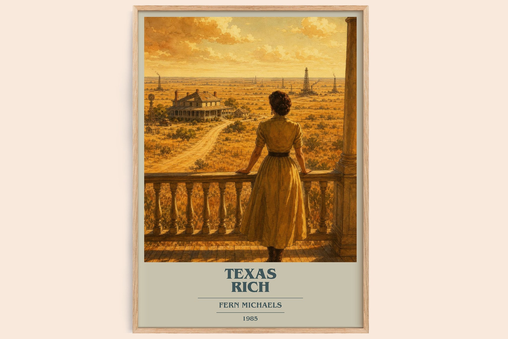 Texas Rich Book Cover Poster by Fern Michaels