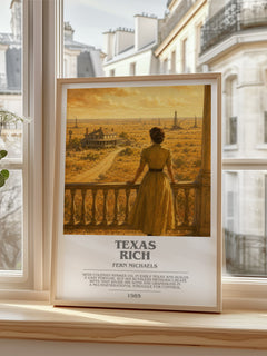 Texas Rich bookish poster colour and style options – Fern Michaels book art