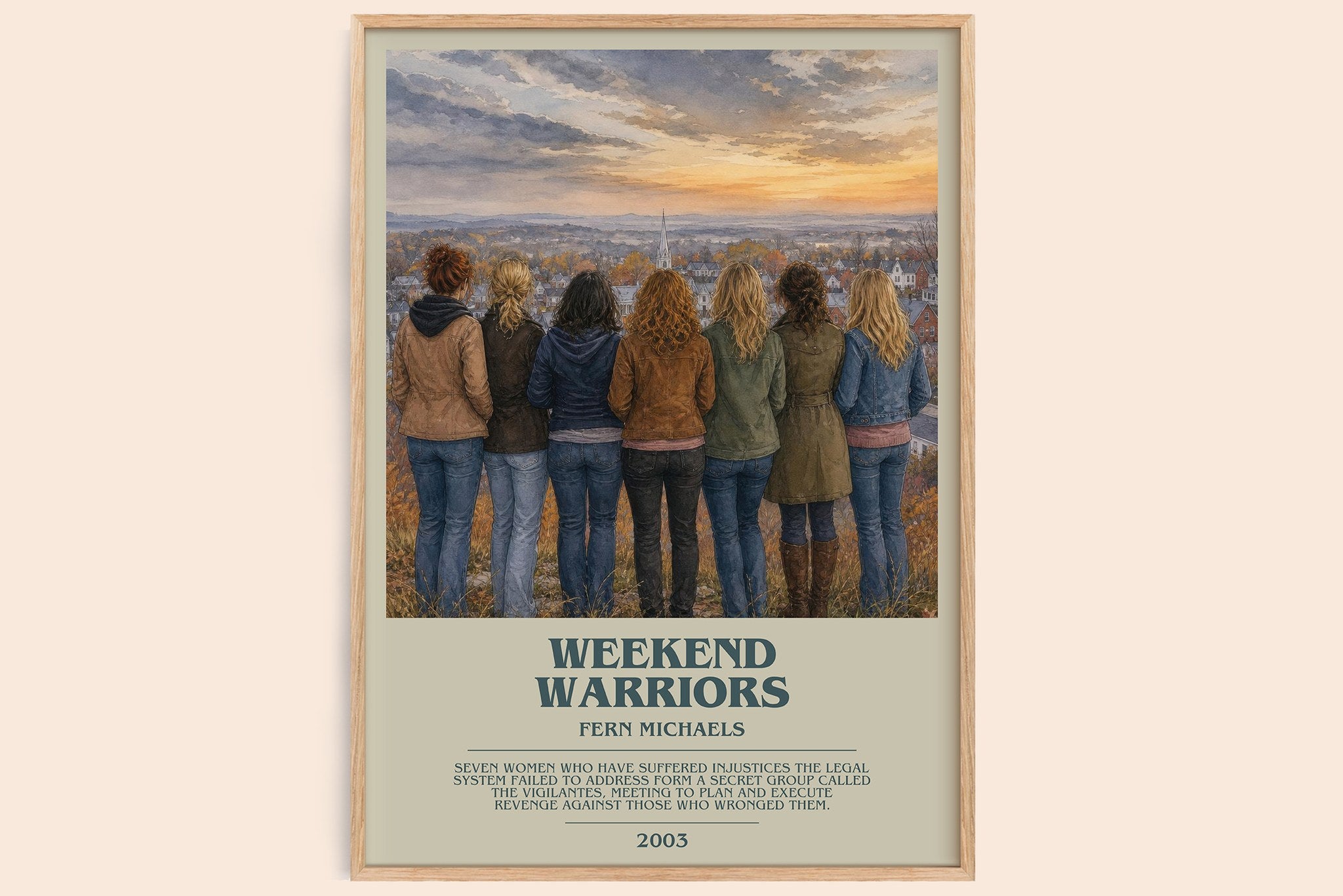 Weekend Warriors Bookish Wall Art by Fern Michaels