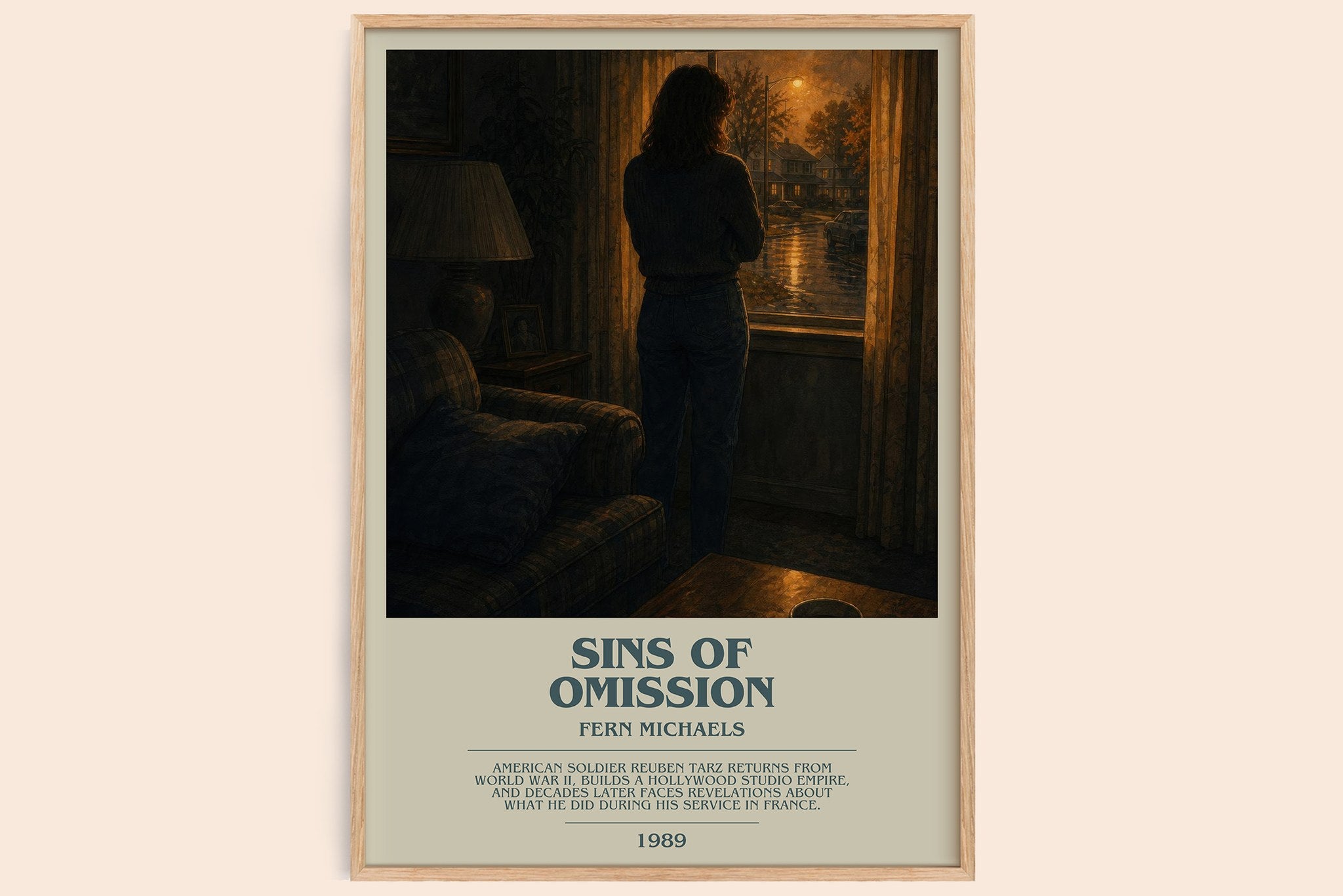 Sins of Omission Bookish Wall Art by Fern Michaels