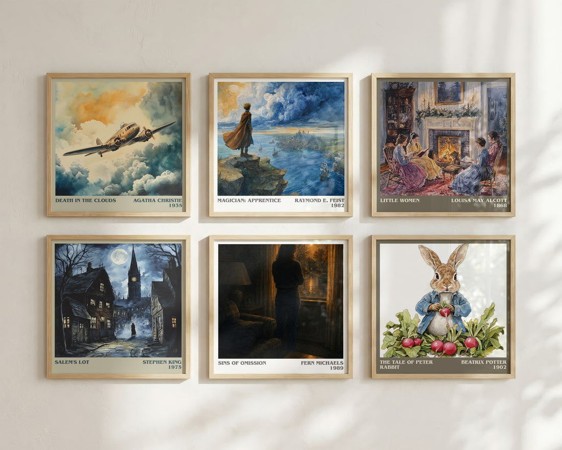 Sins of Omission literary art print colour and style options – Fern Michaels book art