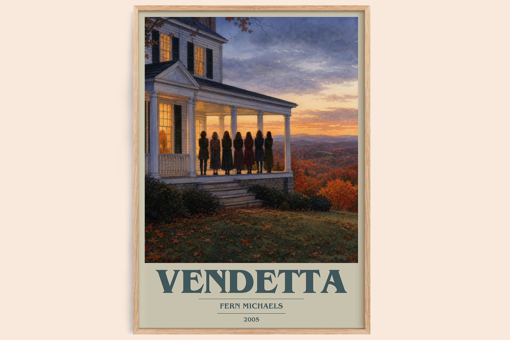 Vendetta Book Cover Poster by Fern Michaels