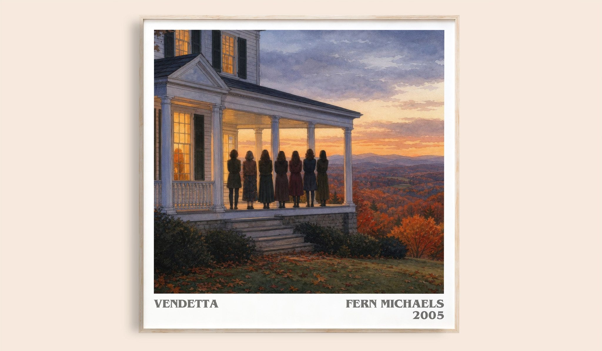 Vendetta Literary Art Print by Fern Michaels