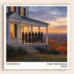 Vendetta literary book poster by Fern Michaels – framed literary art print
