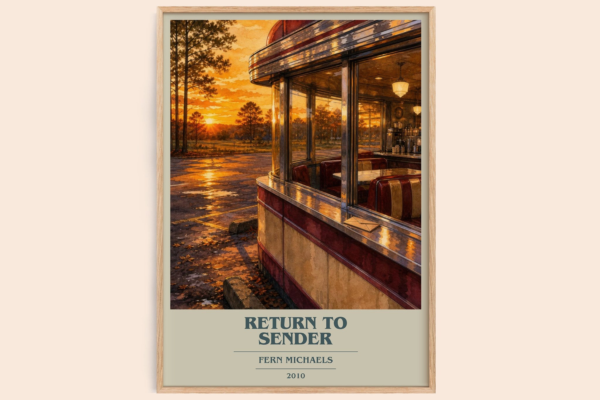 Return to Sender Book Cover Poster by Fern Michaels