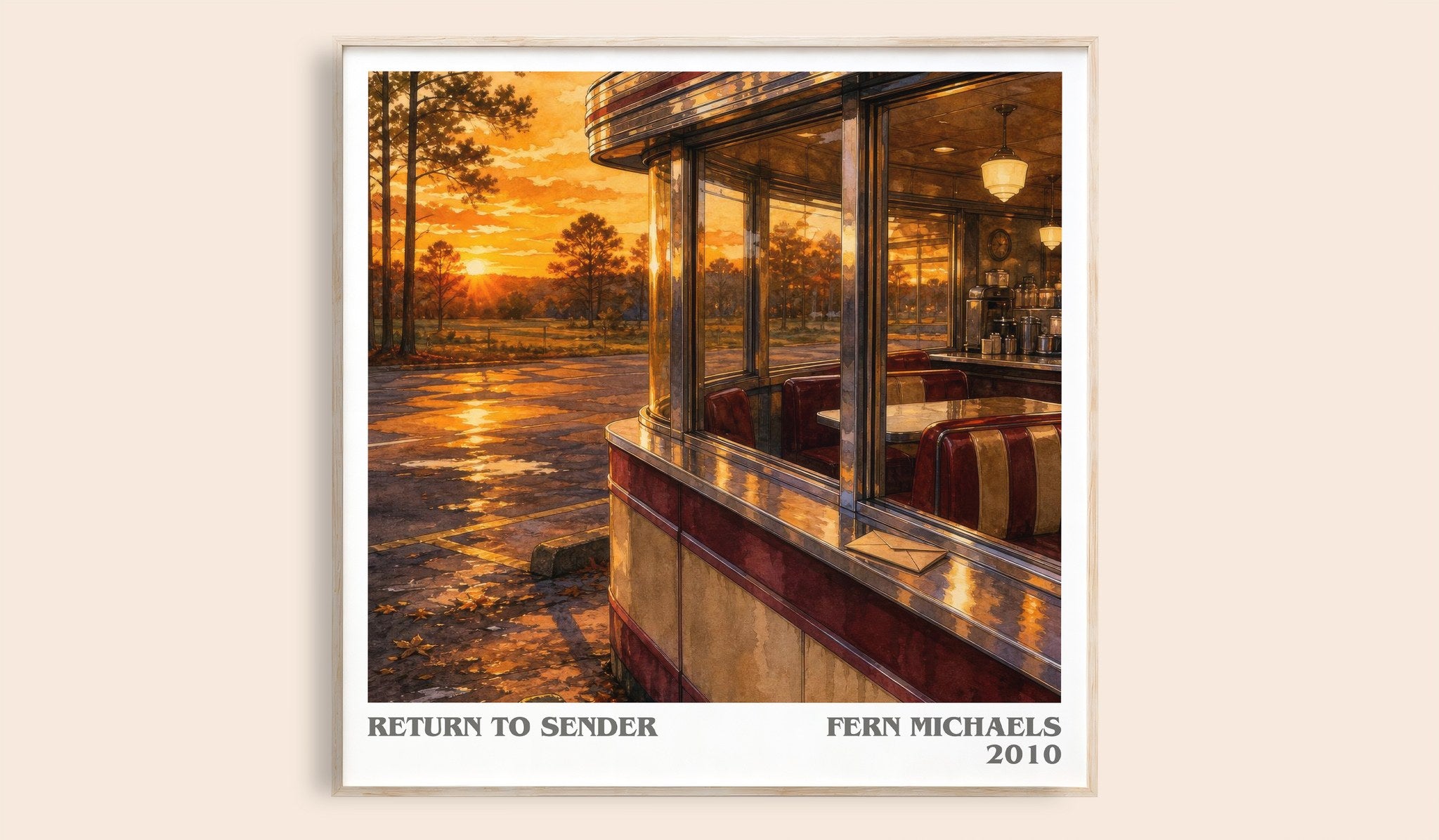 Return to Sender Literary Art Print by Fern Michaels