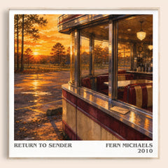 Return to Sender literary book poster by Fern Michaels – framed literary art print