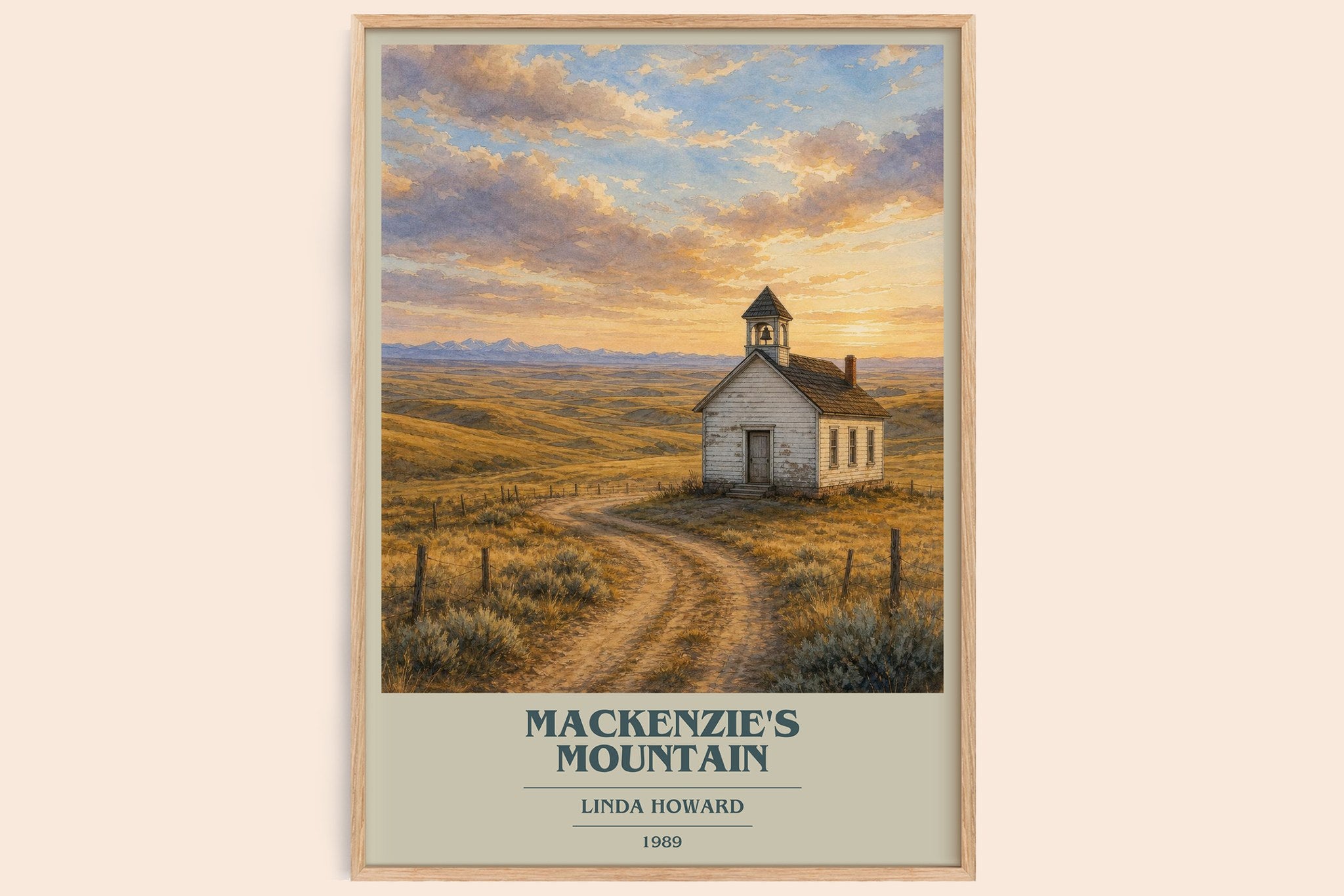 Mackenzie's Mountain Book Cover Poster by Linda Howard