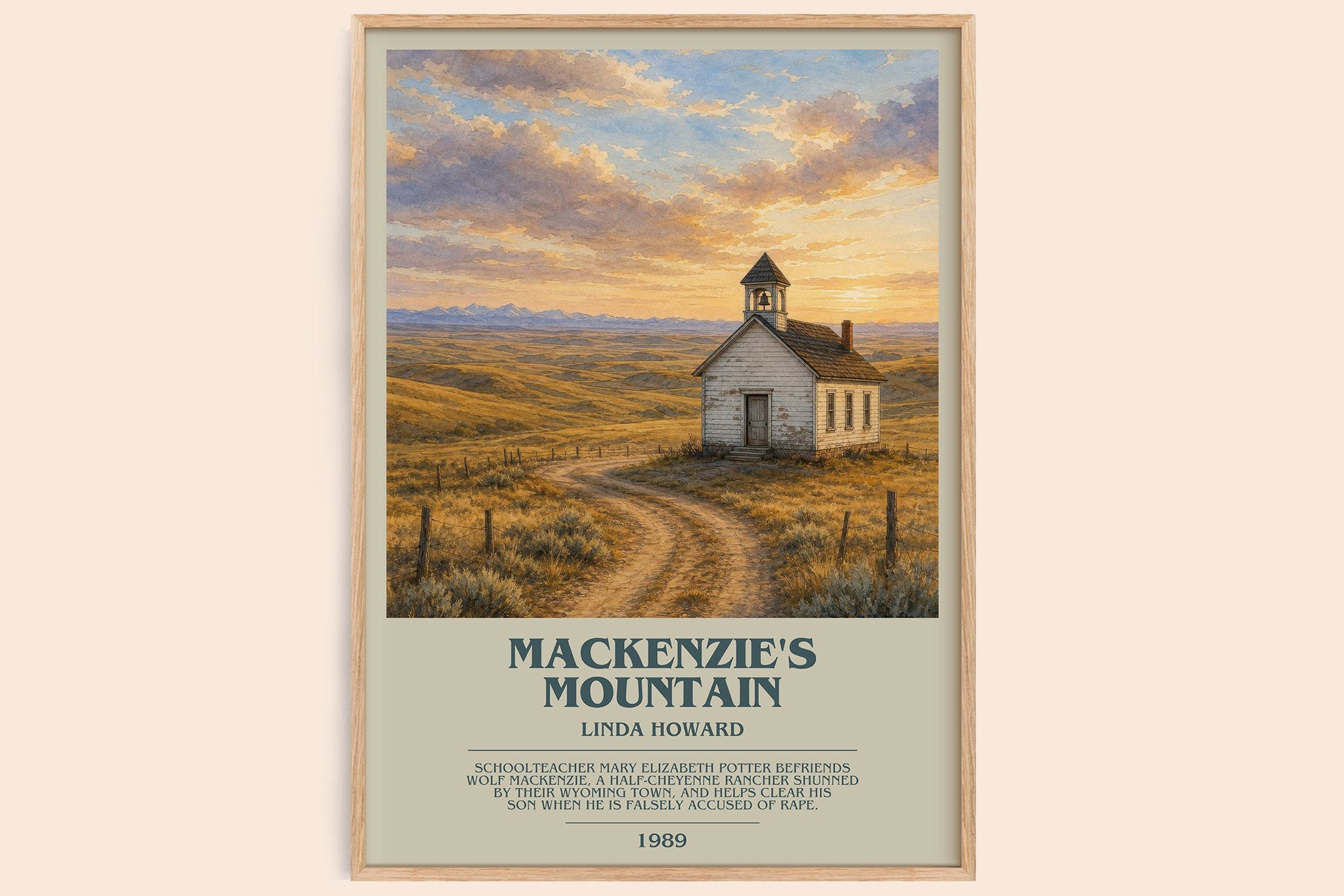 Mackenzie's Mountain Bookish Wall Art by Linda Howard