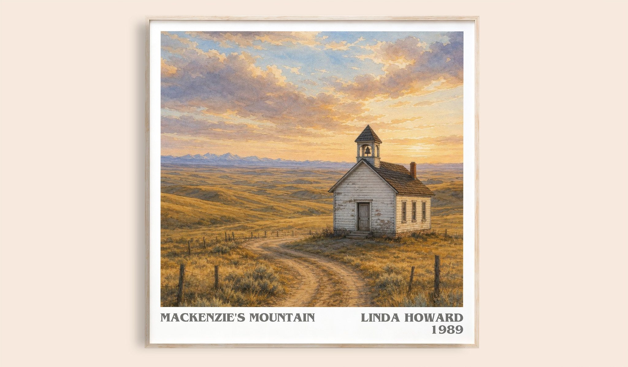 Mackenzie's Mountain Literary Art Print by Linda Howard