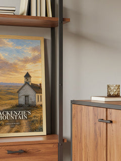 Mackenzie's Mountain book watercolour illustration paper finish options – matte satin gloss