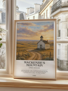 Mackenzie's Mountain bookish poster colour and style options – Linda Howard book art