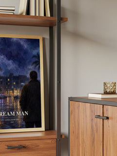 Dream Man book watercolour illustration paper finish options – matte satin gloss
