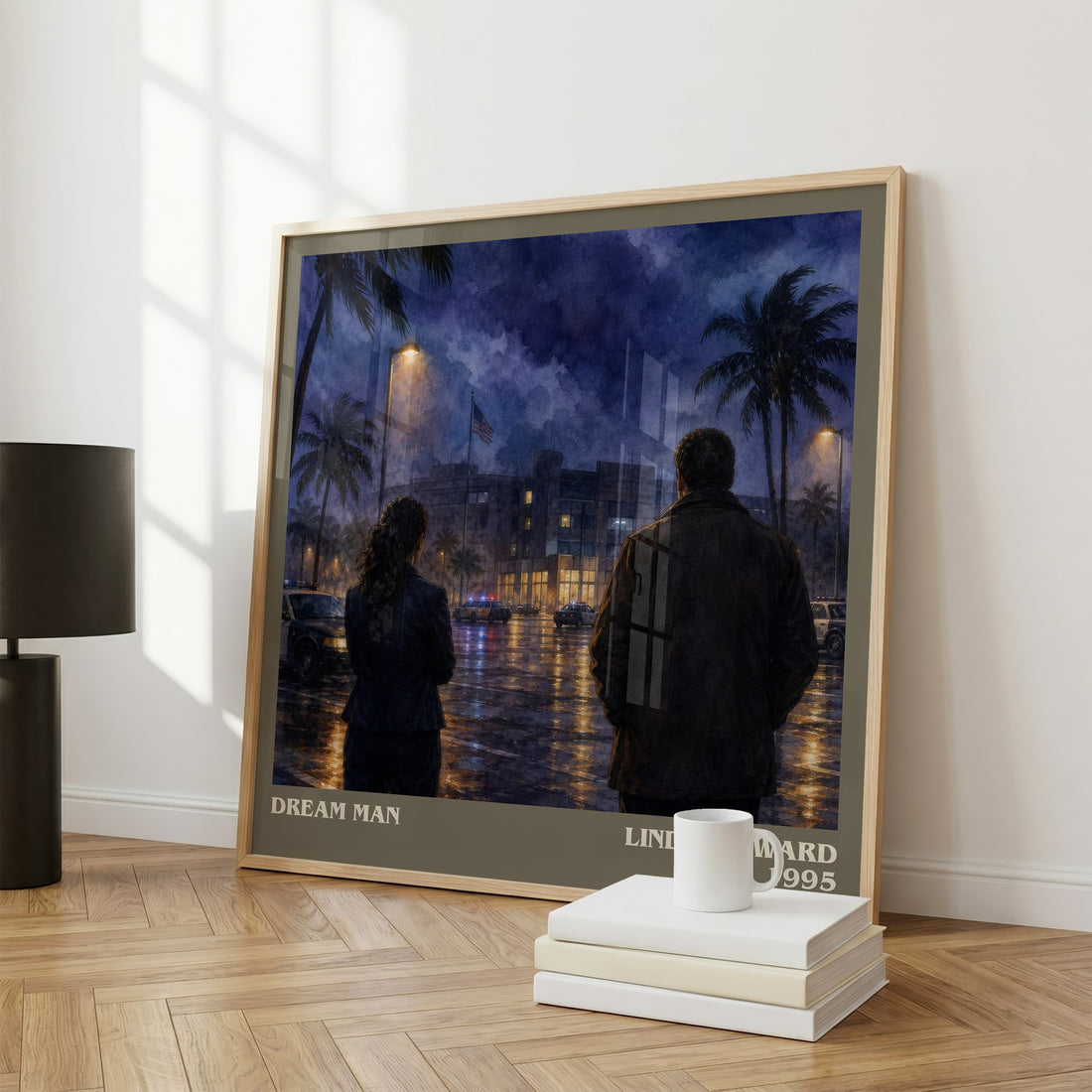 Dream Man literary print framed by window – literary home decor