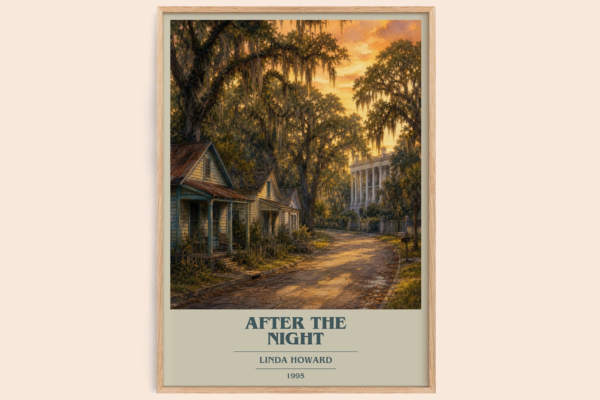 After the Night Book Cover Poster by Linda Howard