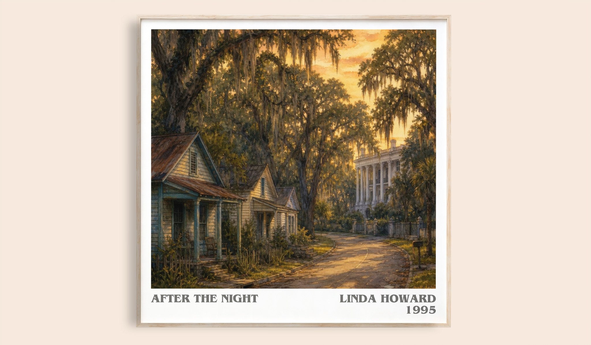 After the Night Literary Art Print by Linda Howard