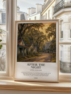 After the Night bookish poster colour and style options – Linda Howard book art