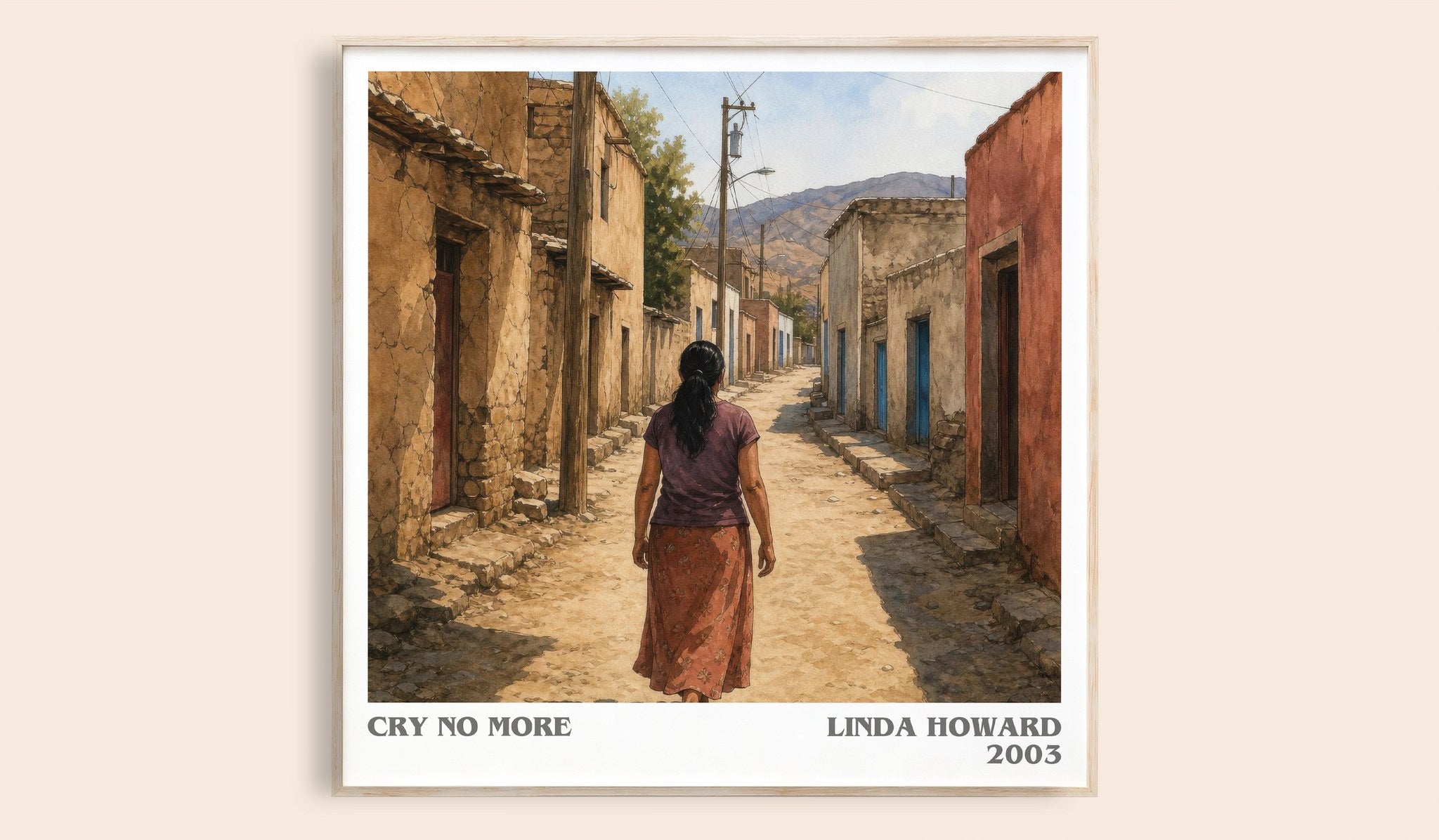 Cry No More Literary Art Print by Linda Howard