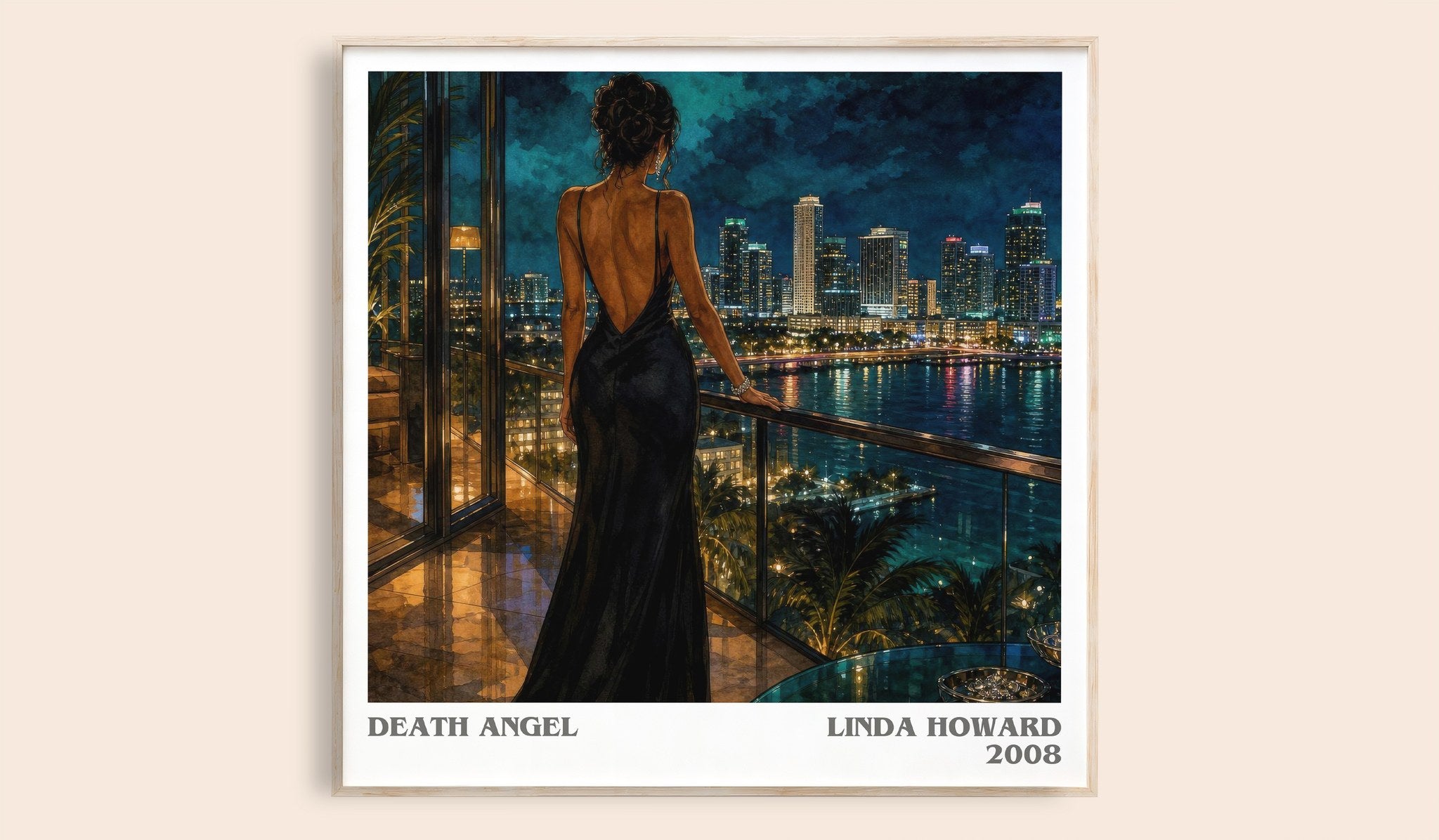 Death Angel Literary Art Print by Linda Howard