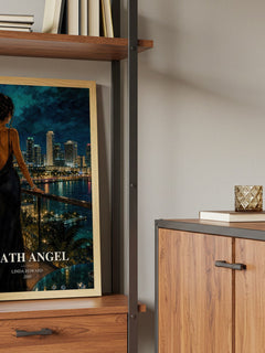 Death Angel book watercolour illustration paper finish options – matte satin gloss