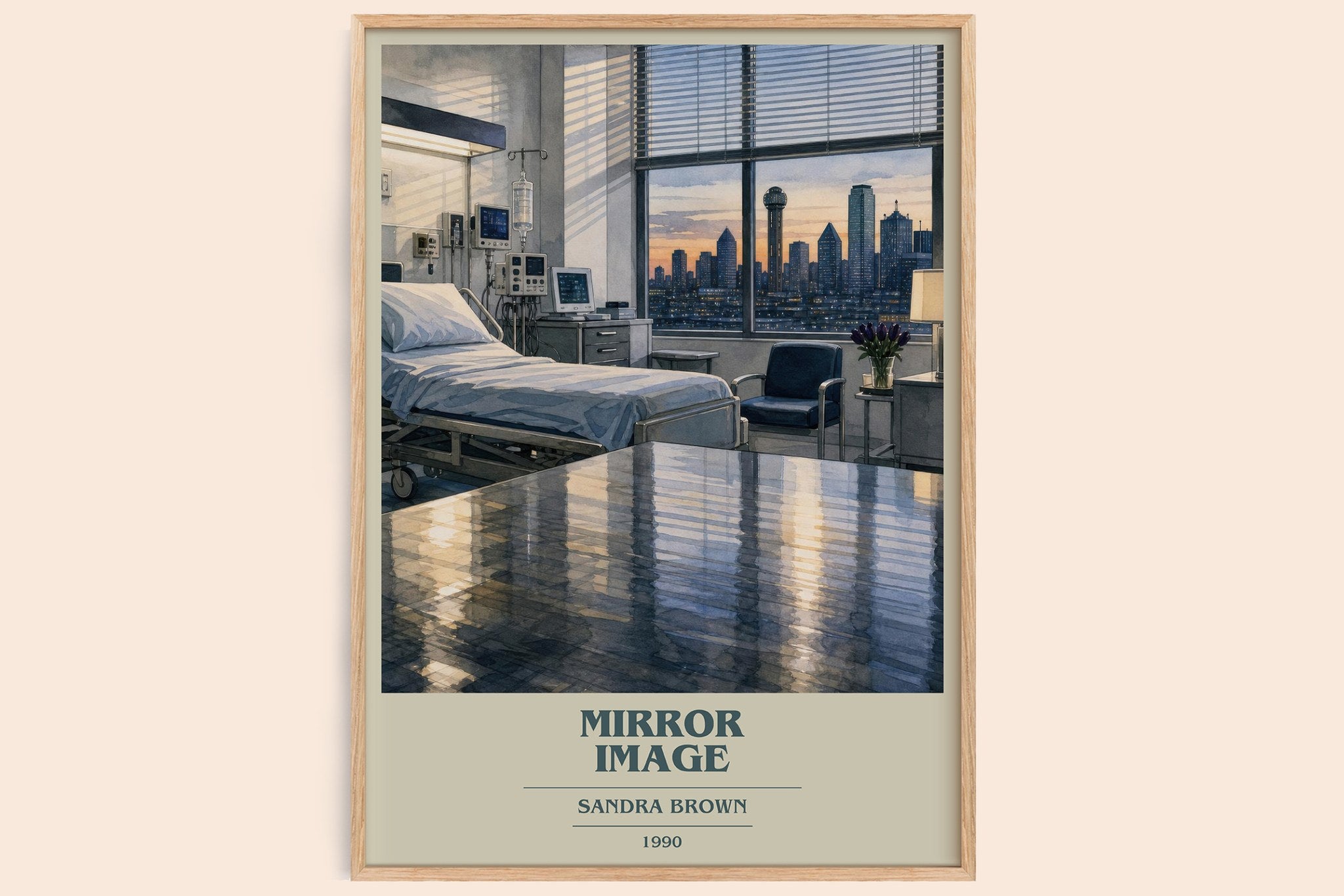 Mirror Image Book Cover Poster by Sandra Brown